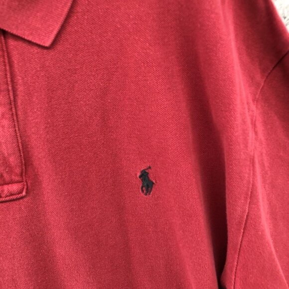 Polo Ralph Lauren Short Sleeve Polo Shirt Mens XXL Red Pony Logo Preppy Classic - Picture 5 of 10